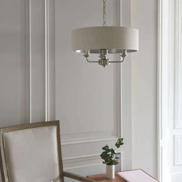 Vogue Sandringham Mid Century 3 Light Adjustable Pendant Light 2