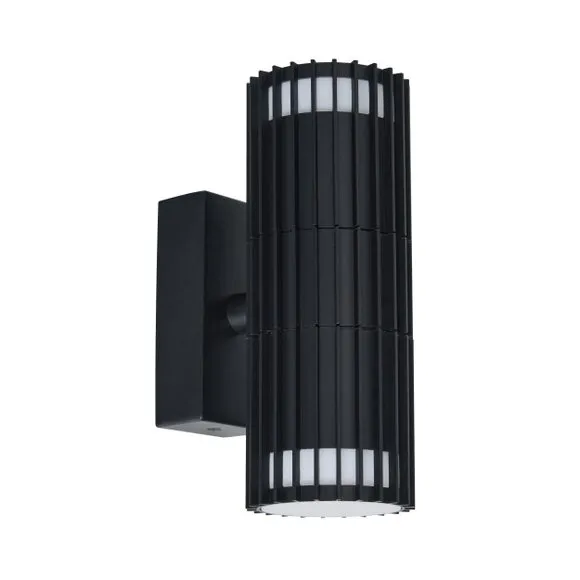 Muto Ribbed 2 Light Outdoor Wall Light 3