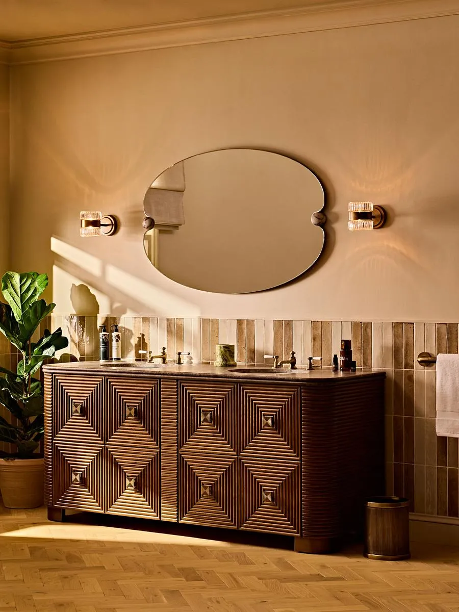 Lucetta Wall Mirror, Wide