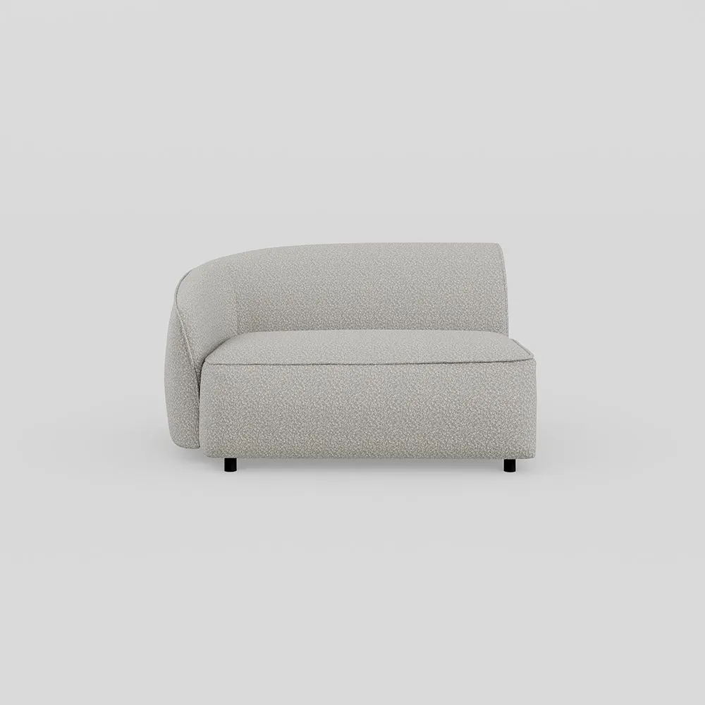 Heal's Aurelie Large Corner Module LHF Chunky Boucle Ecru