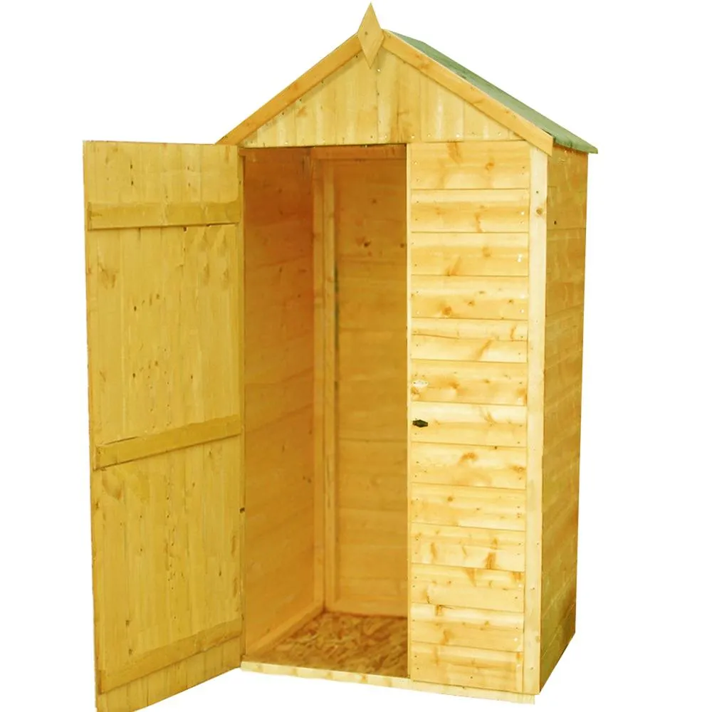 Shires Handy Store Shiplap Garden Shed Approx 3 x 2 Feet in Brown