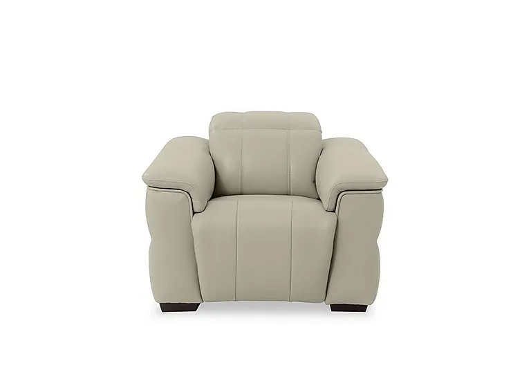 Inca NC Leather Power Recliner Chair with Power Headrest - Bone China - Sofas and Armchairs - In Time for Christmas