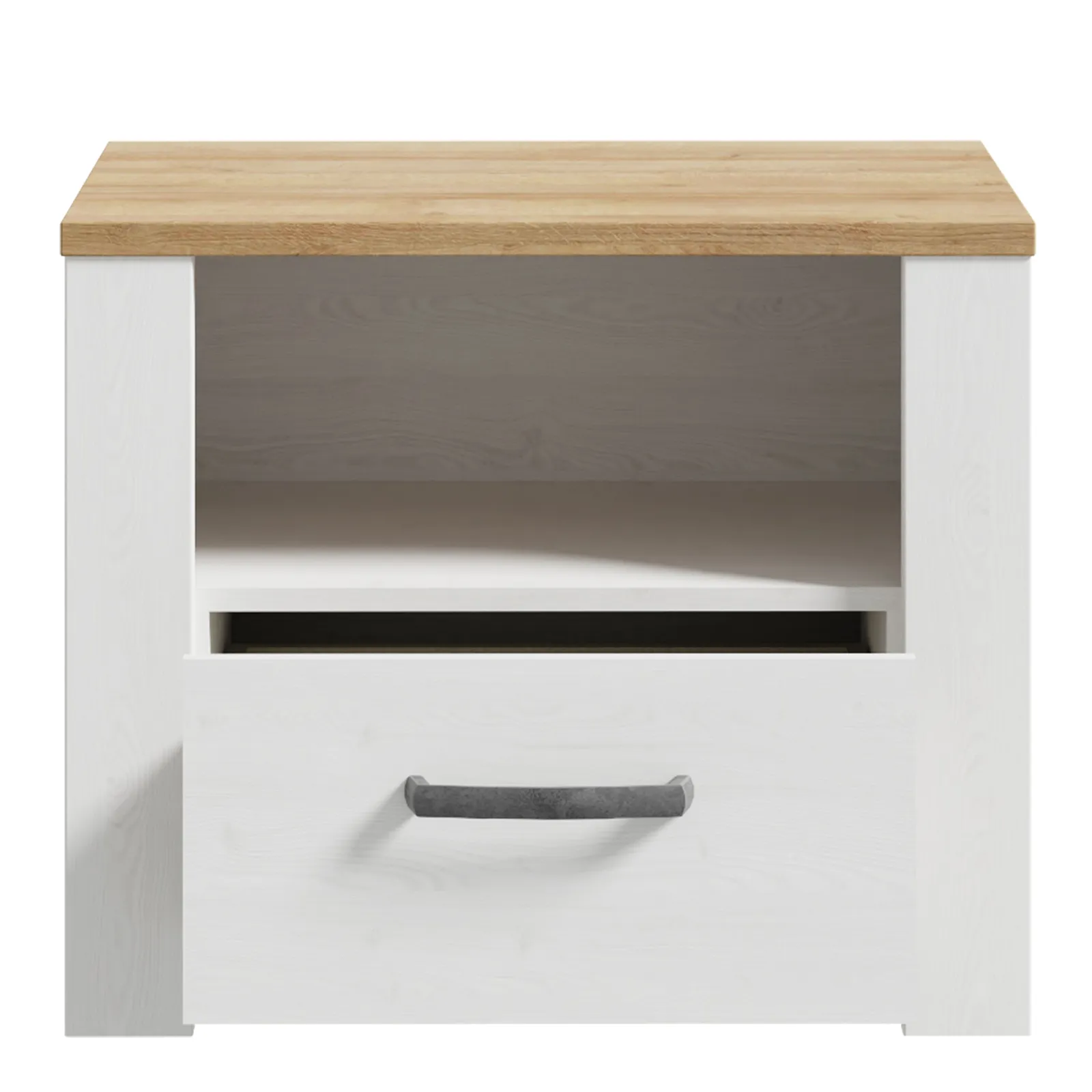 Furniture To Go Bohol 1 Drawer Bedside I n Navy Oak 4