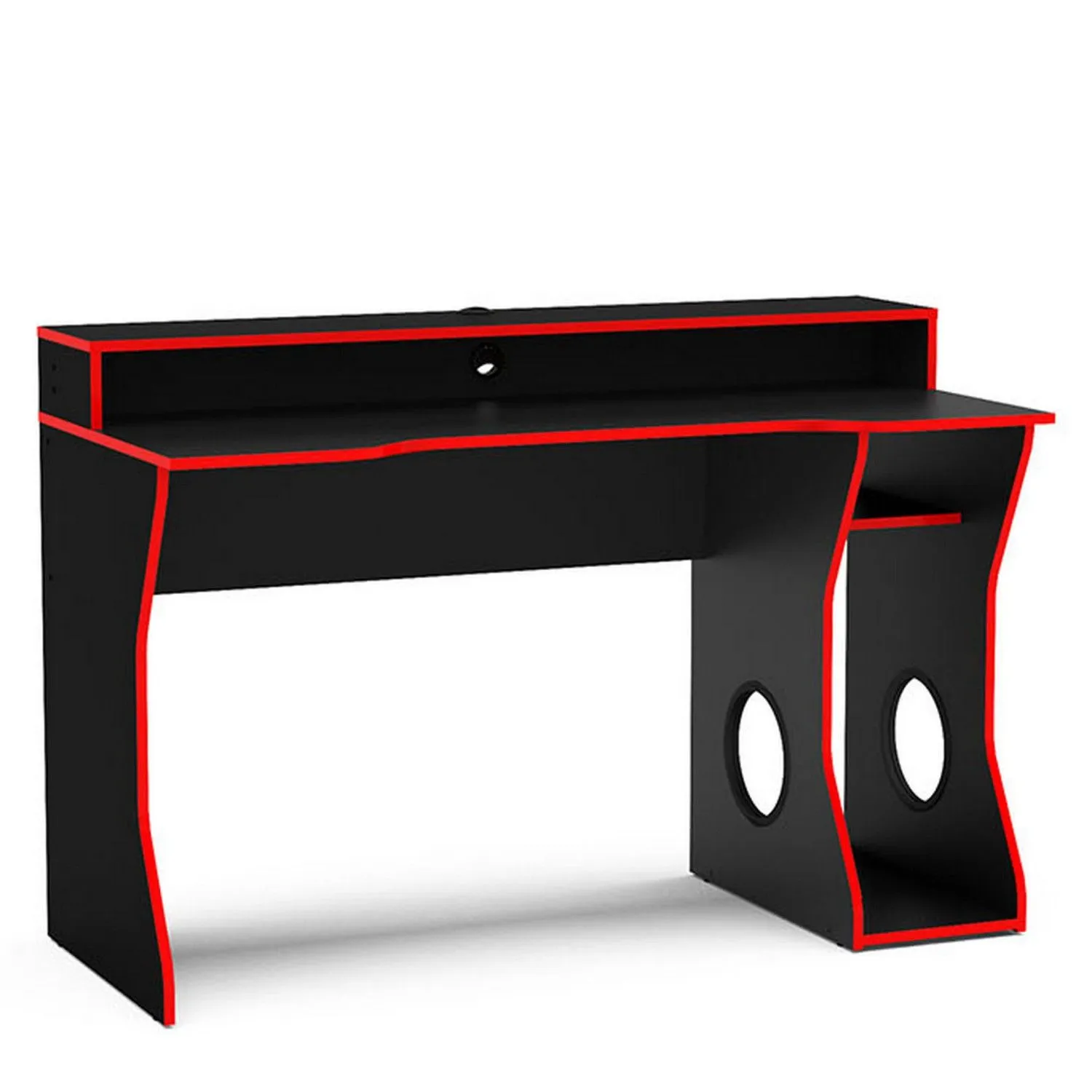 Birlea Enzo Gaming Computer Desk in Dark Red 2