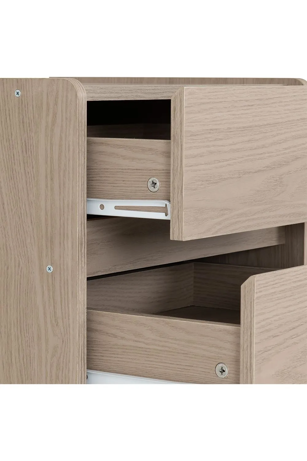 Seconique Paris 5 Drawer Chest in Light Grey 5