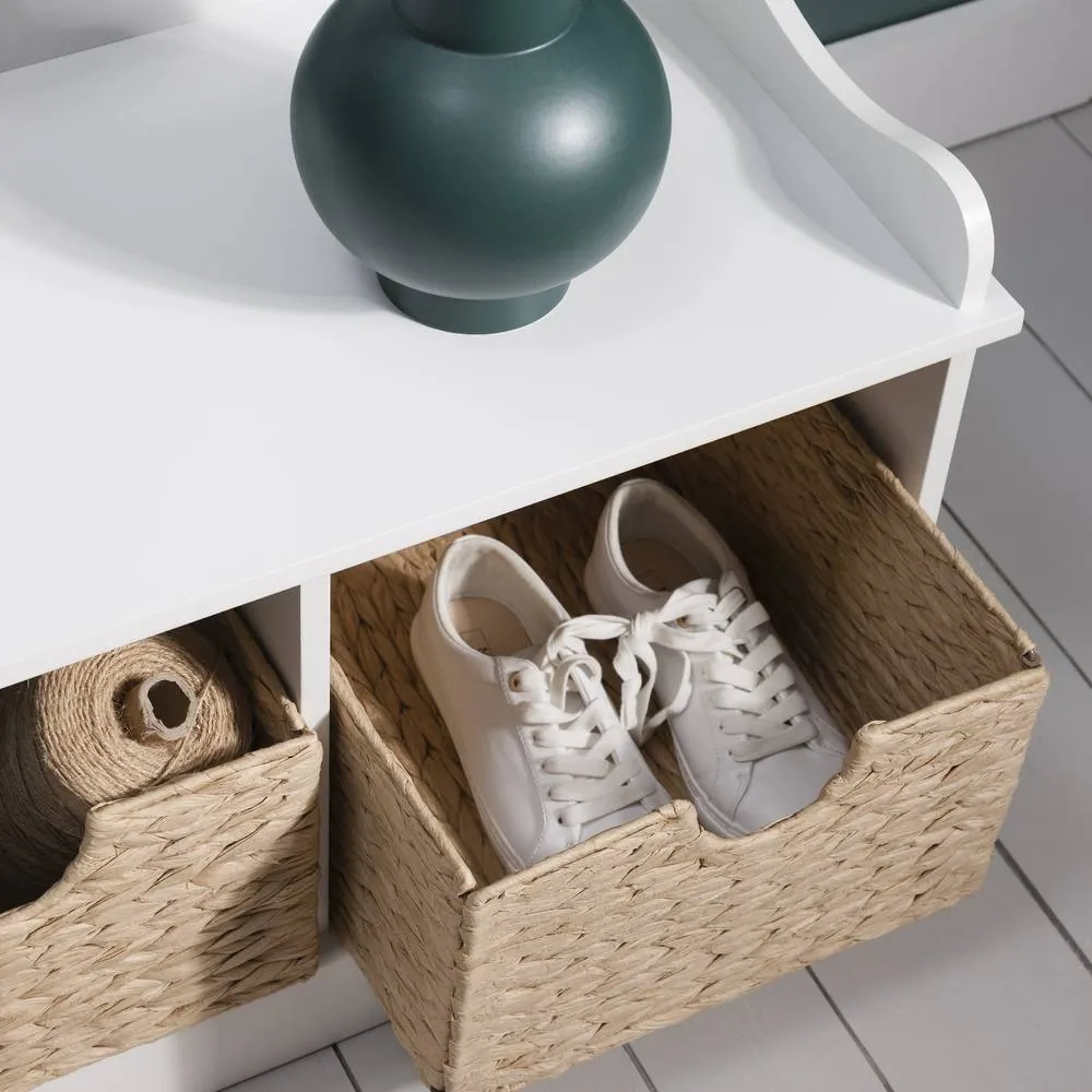 Nöa and Nani Stockholm Storage Bench in White 6