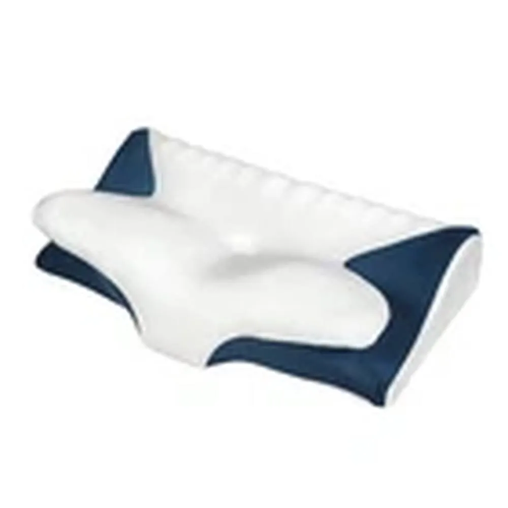 EONLION Cervical Contour Memory Foam Pillow for Neck Pain Relief Side Sleeper in White
