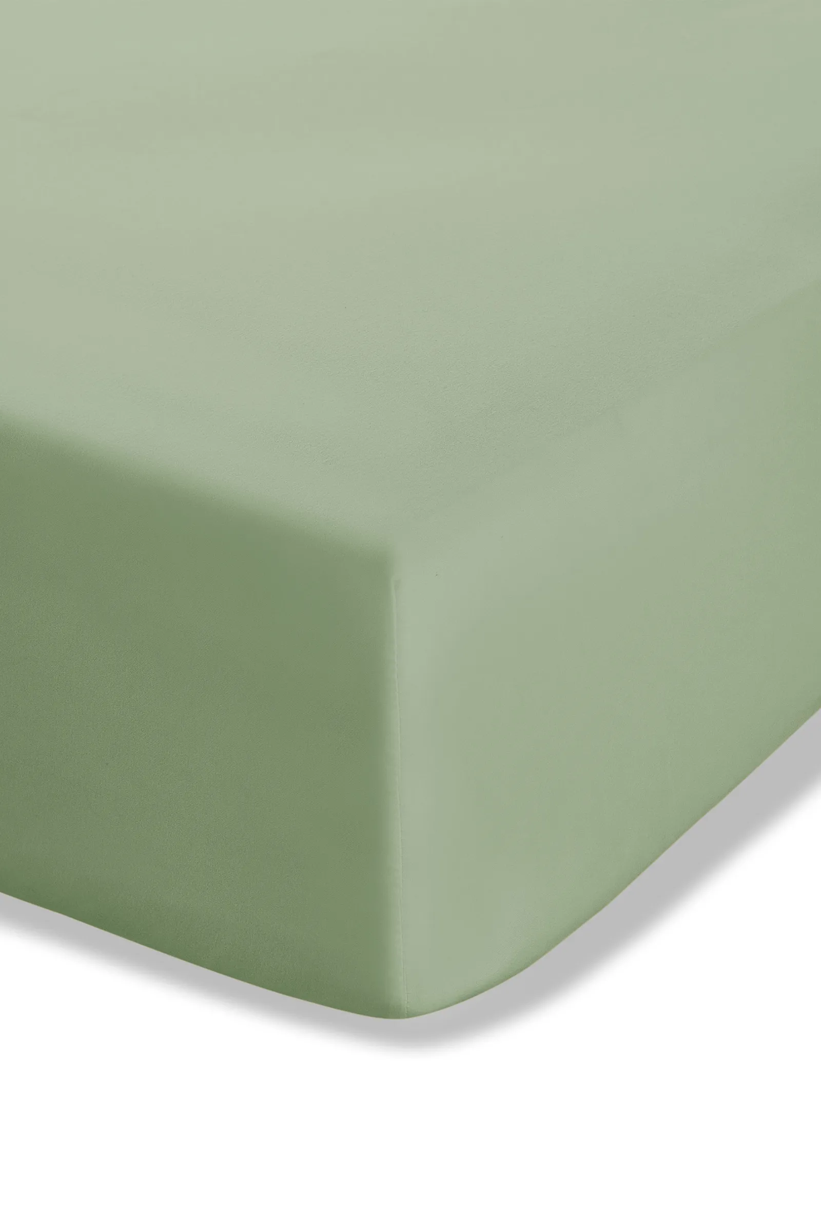 Catherine Lansfield 'Easy Iron Percale' Combed Polycotton 35cm Depth Sheet in Light Green 2