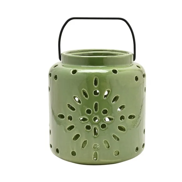Country Living Ceramic Lantern