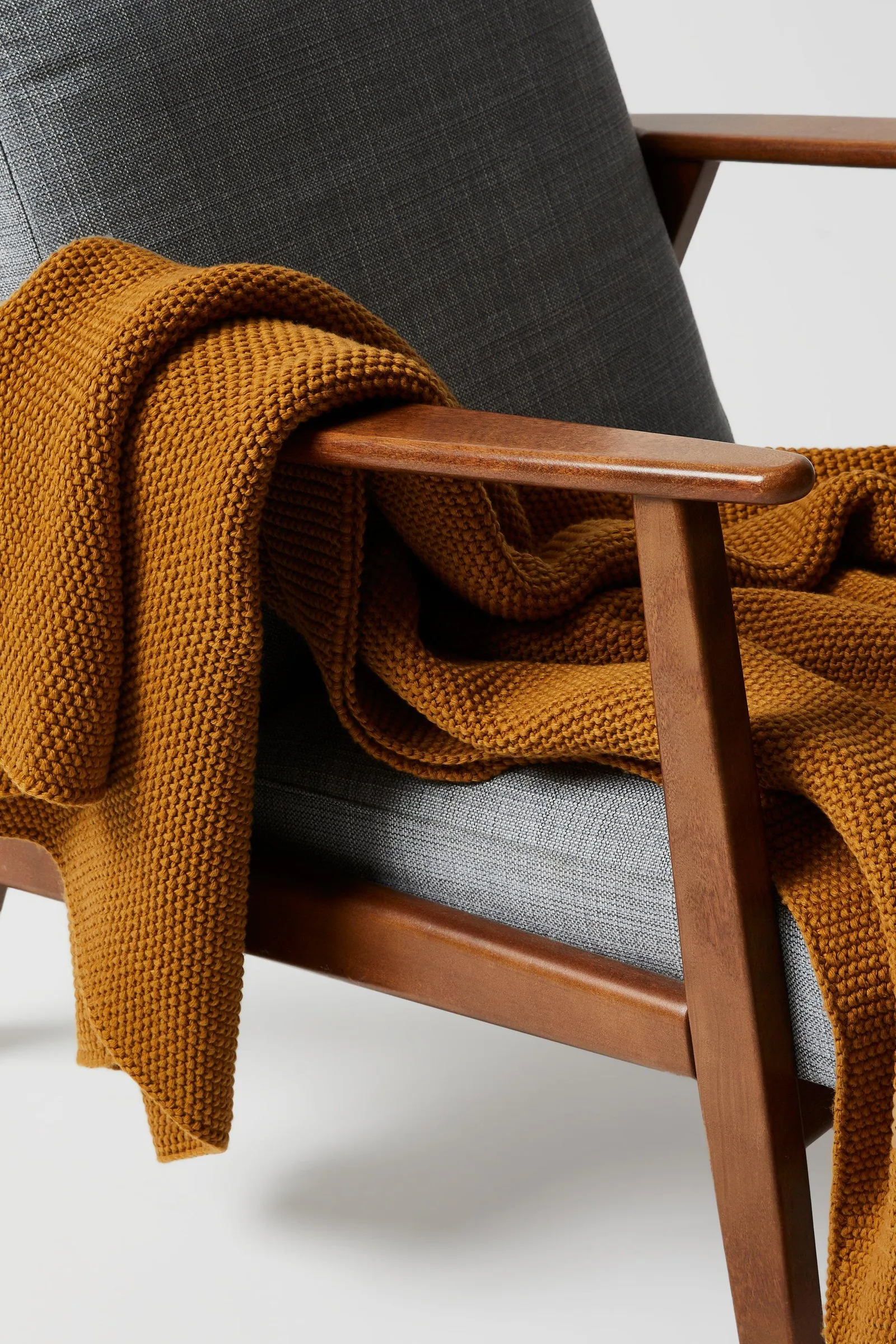 Rib Knit Throw