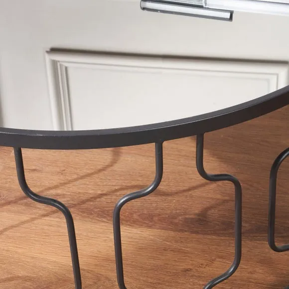 Caprisse Coffee Table, Mirrored Glass 3