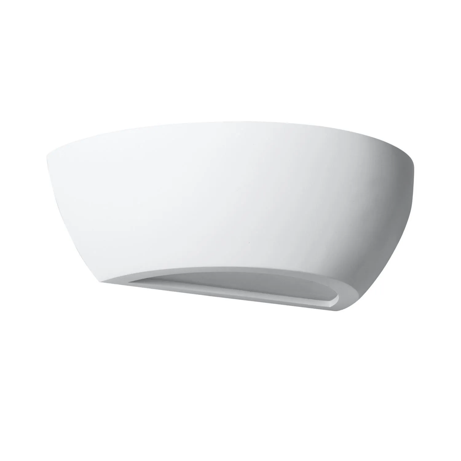 First Choice Lighting Mazzaro - White E14 Plaster Wall Light