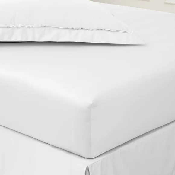 Dorma Luxurious & Silky 500 Thread Count 100% Cotton Sateen Fitted Sheet 1