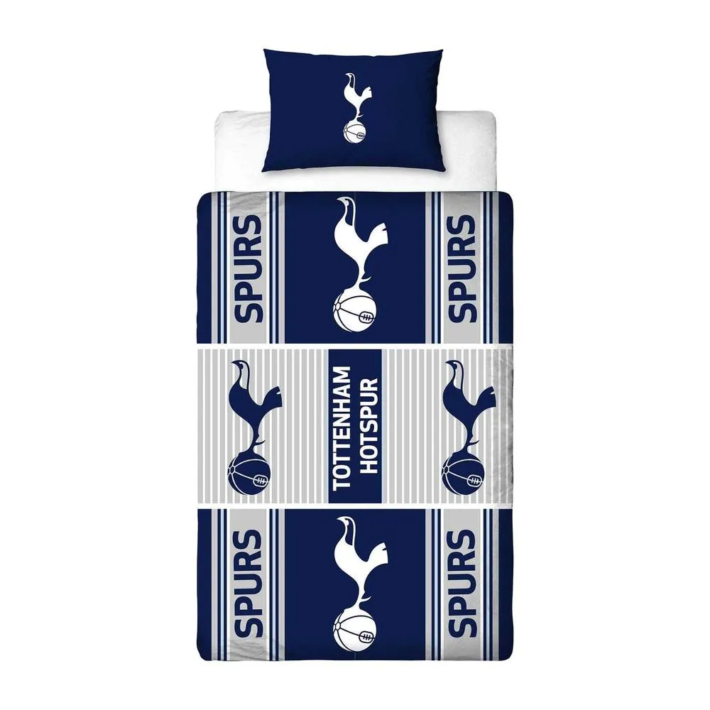 Tottenham Hotspur FC Crest Reversible Duvet Set in Navy