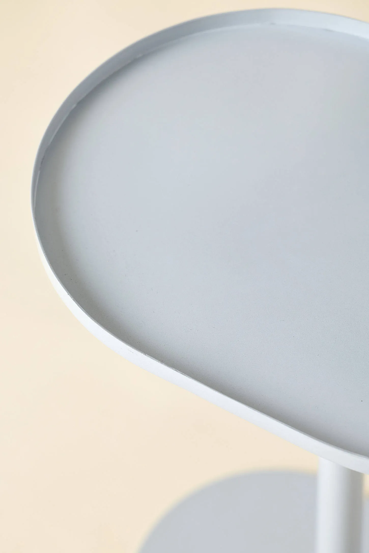 Oval Side Table - Light Blue 3
