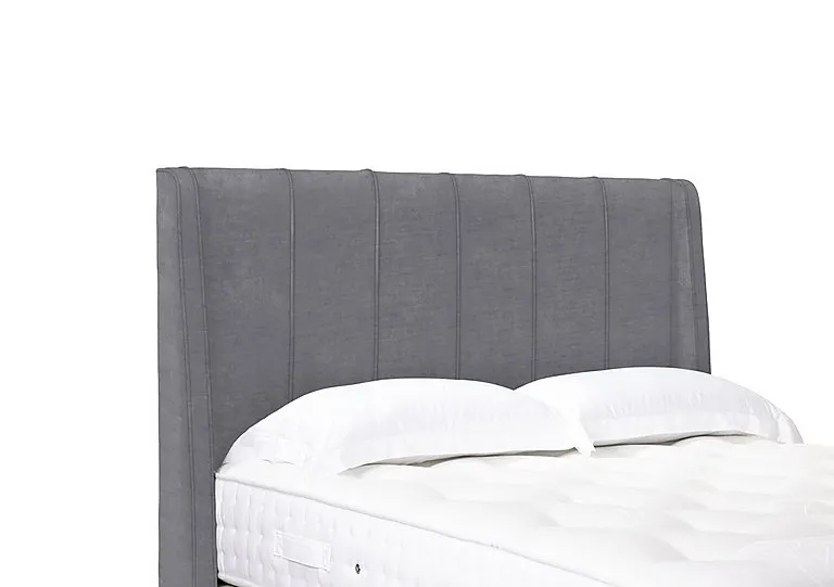 Artisan Collection Akira High Floor Standing Headboard - Single - Aston Steel