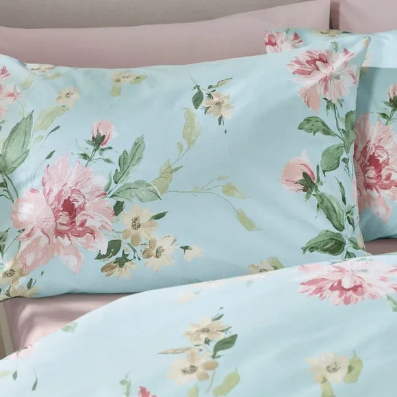 Catherine Lansfield Avebury Floral Polycotton Duvet Cover & Pillowcase Set 2