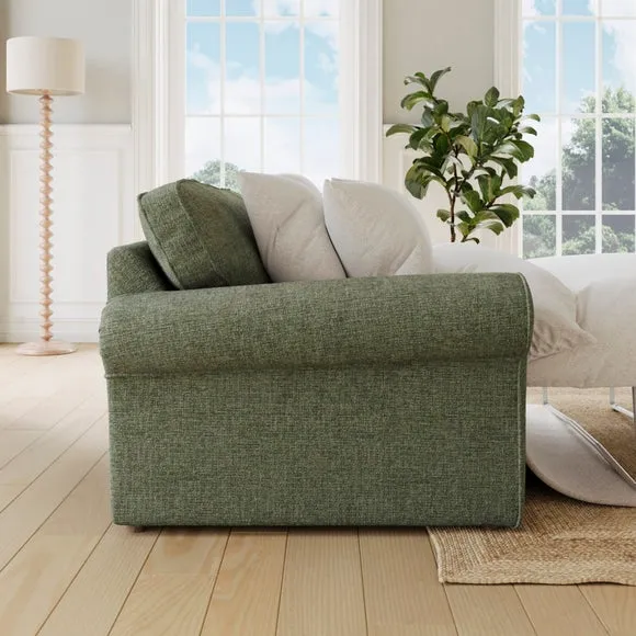 Flori Chenille Soft Texture 2 Seater Sofa Bed 3