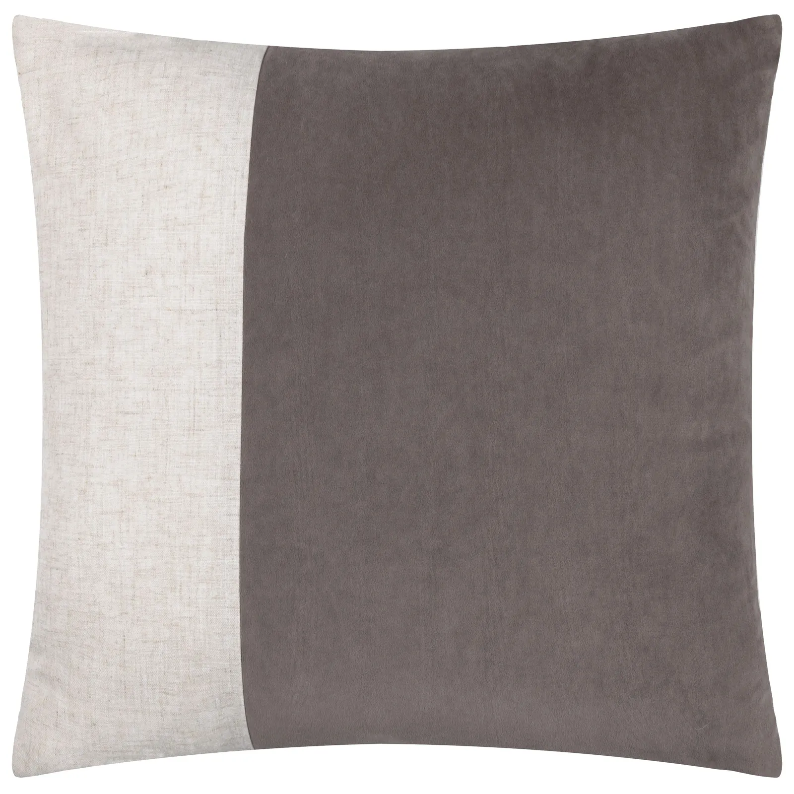 Yard Morden Soft-Washed Velvet Cushion in Taupe 2