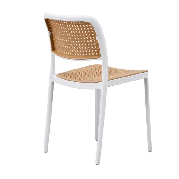 Fusion Living Plastic Cafe Dining Chair 5