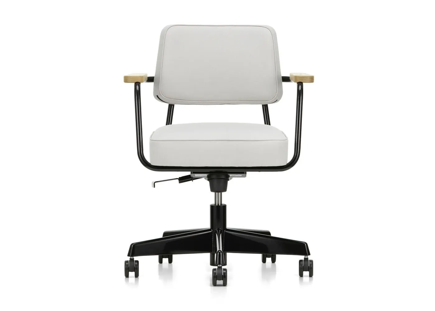 Vitra Fauteuil Direction Pivotant Office Chair Deep Black Powder Coated Base