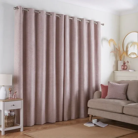 Churchgate Swithland Herringbone Eyelet Curtains (Blackout Available) 4