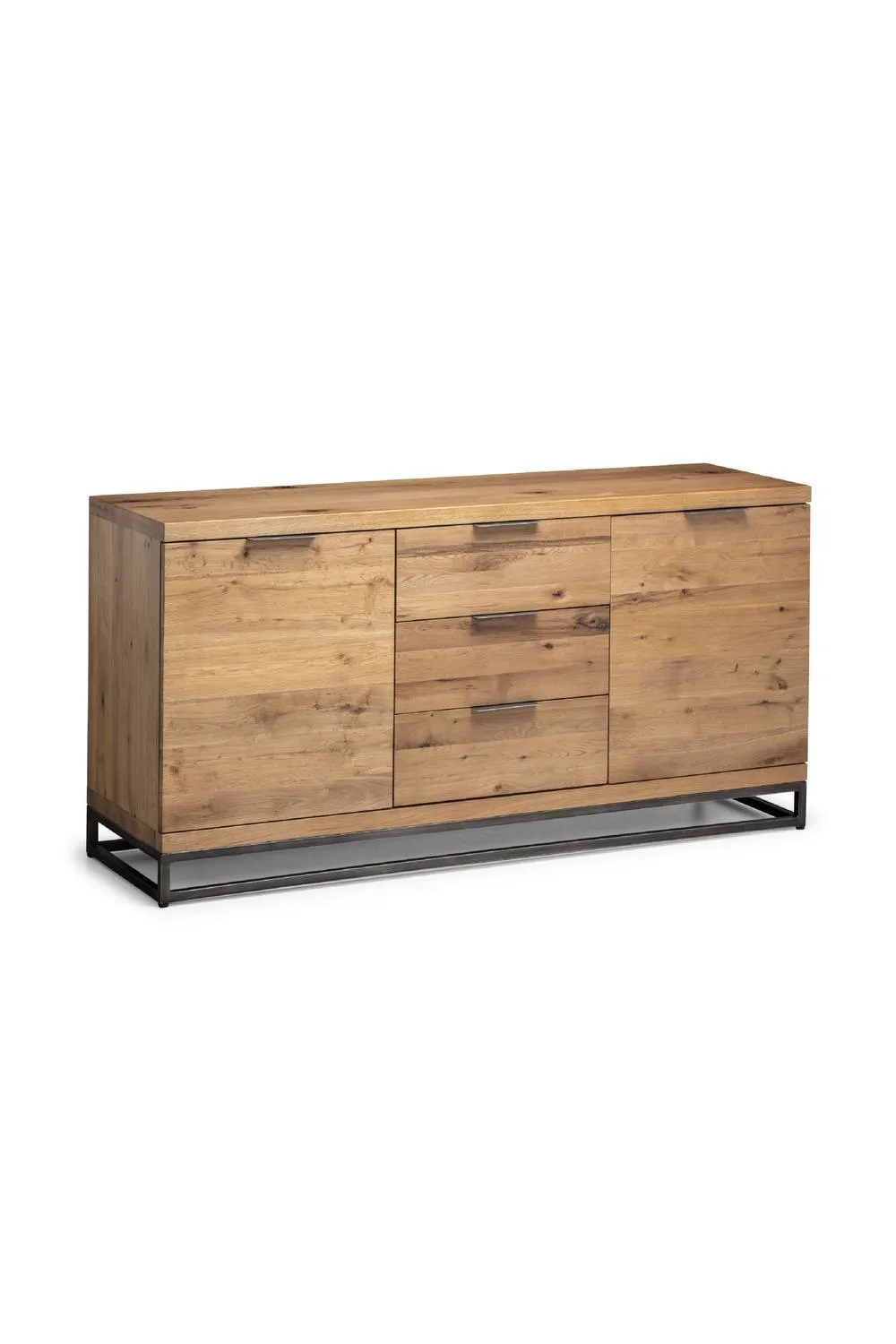 Julian Bowen Brooklyn 2 Door 3 Drawer Sideboard in Light Oak 2
