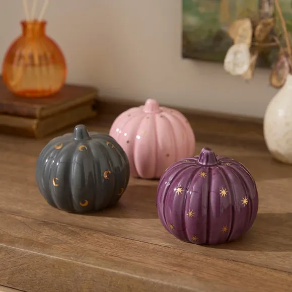 Ceramic Pumpkin Ornament