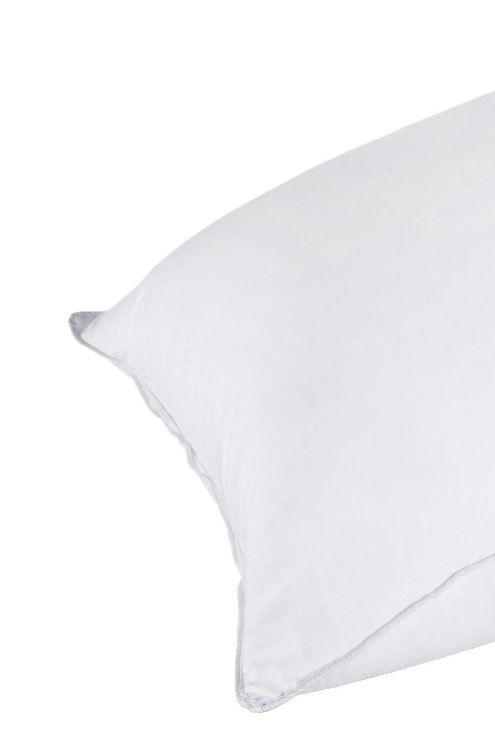 Homescapes Anti Bacterial Pillow Super Microfibre Extra Fill, 48 x 74 cm in White 6