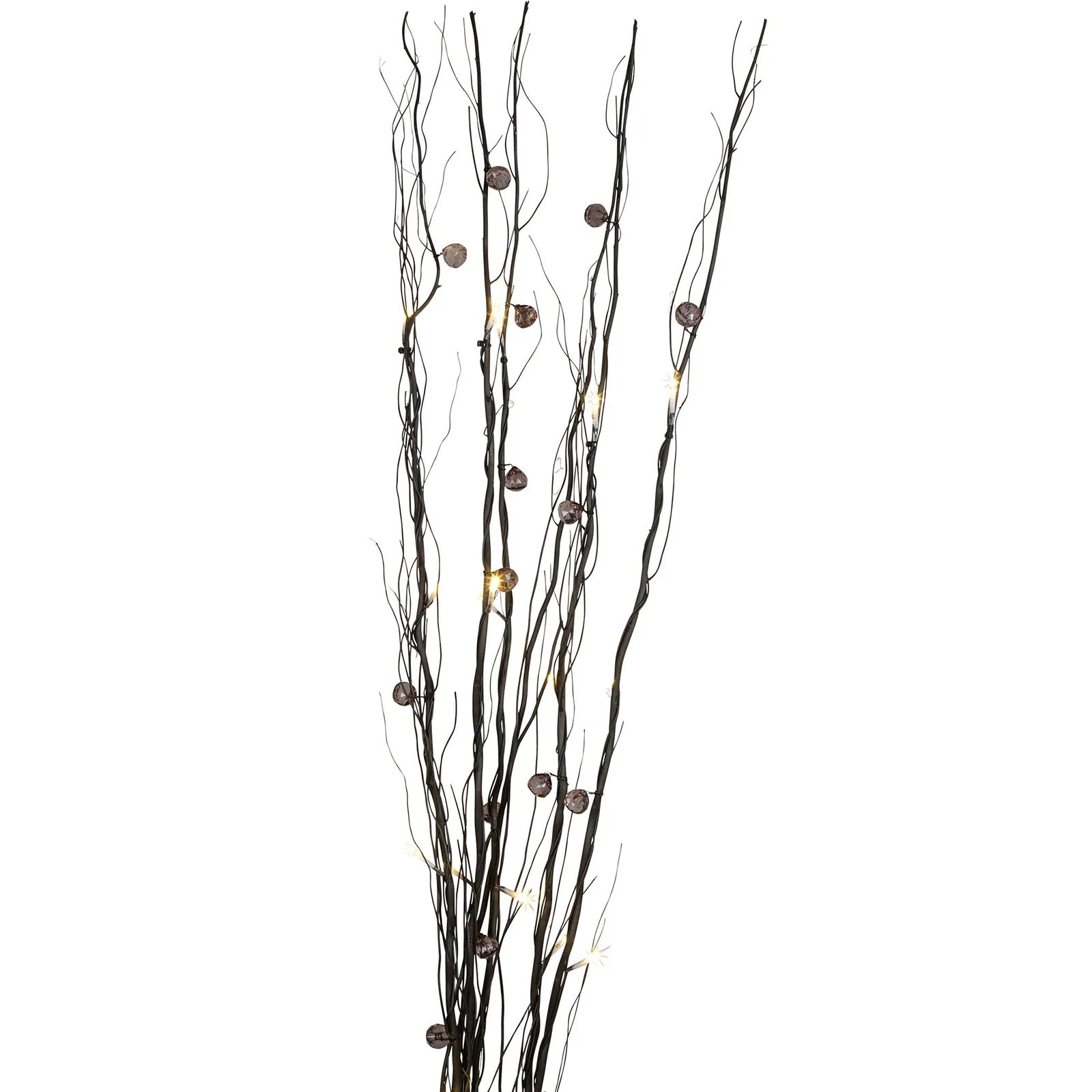 Smoke Beads Black Twig Lights Black