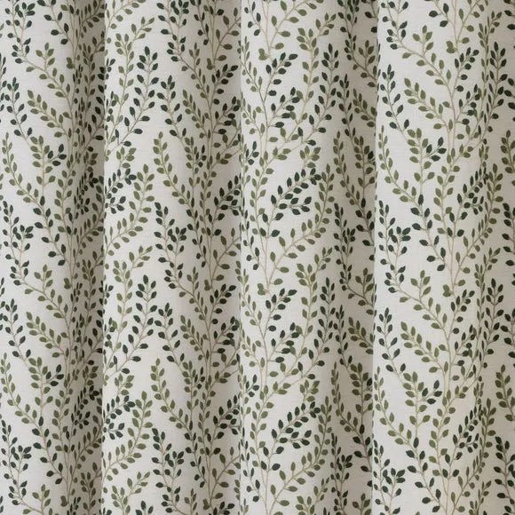 Shimla Embroidered Floral Eyelet Curtains 3