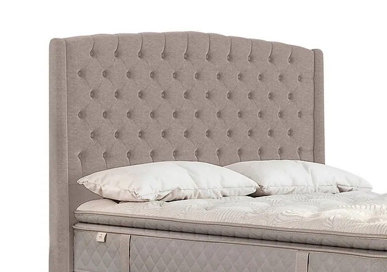 Pavilion Floor Standing Headboard - Double - Wool Latte