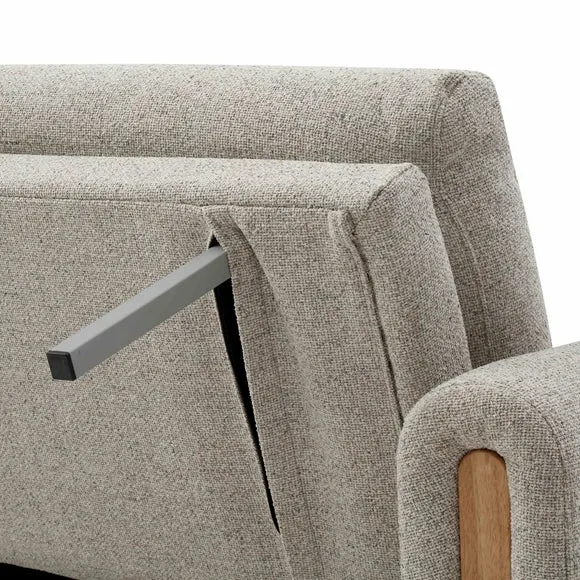 Cacy Textured Weave Clic Clac Sofa Bed 6