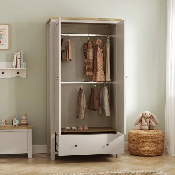 Olney Nursery Double Wardrobe 2