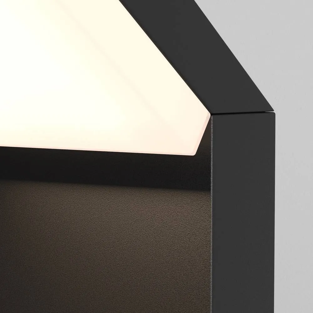 Netlighting Paso Outdoor Wall Down Lamp Black 3000K 865lm IP54 2