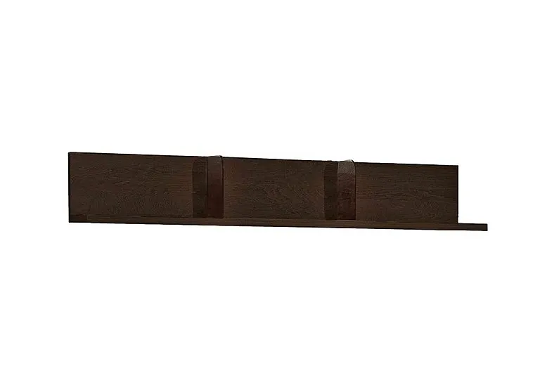 Palazzo L-Shaped Shelf - Dark Walnut