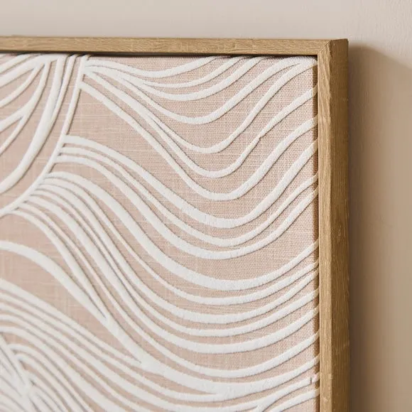 Coastal Swirl Framed Canvas 2