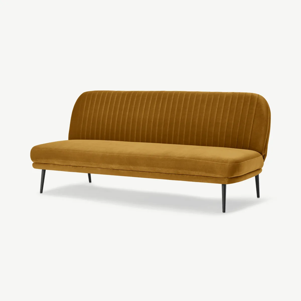 Sylvie Click Clack Sofa Bed, Marigold Velvet