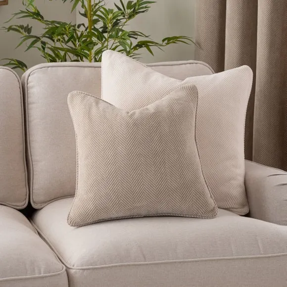 Soft Chenille Herringbone Cushion 1