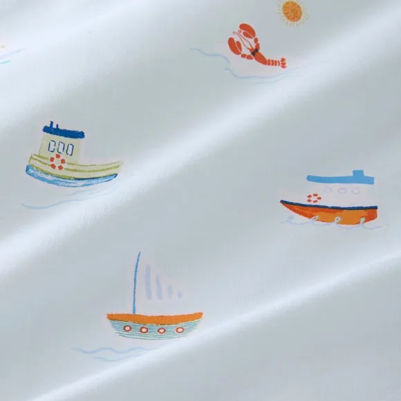 Little Boats Duvet Cover and Pillowcase Set 3