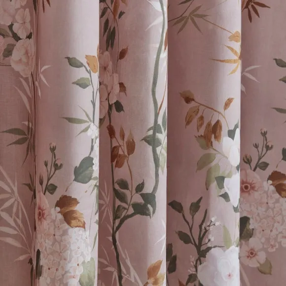 Oriental Trail Polycotton Blackout Eyelet Curtains 3