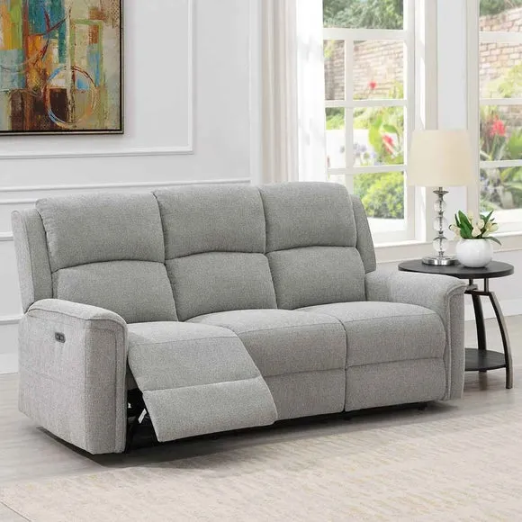 Lanark Chenille Power Recliner 3 Seater Sofa 1