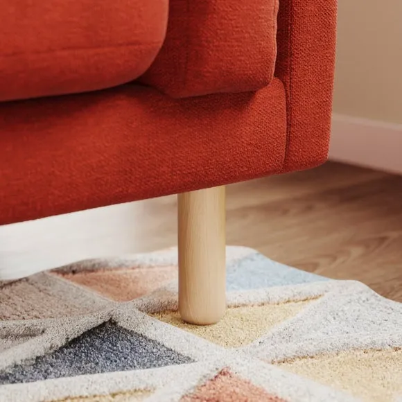 Newton Luxe Chenille 4 Seater Sofa 5