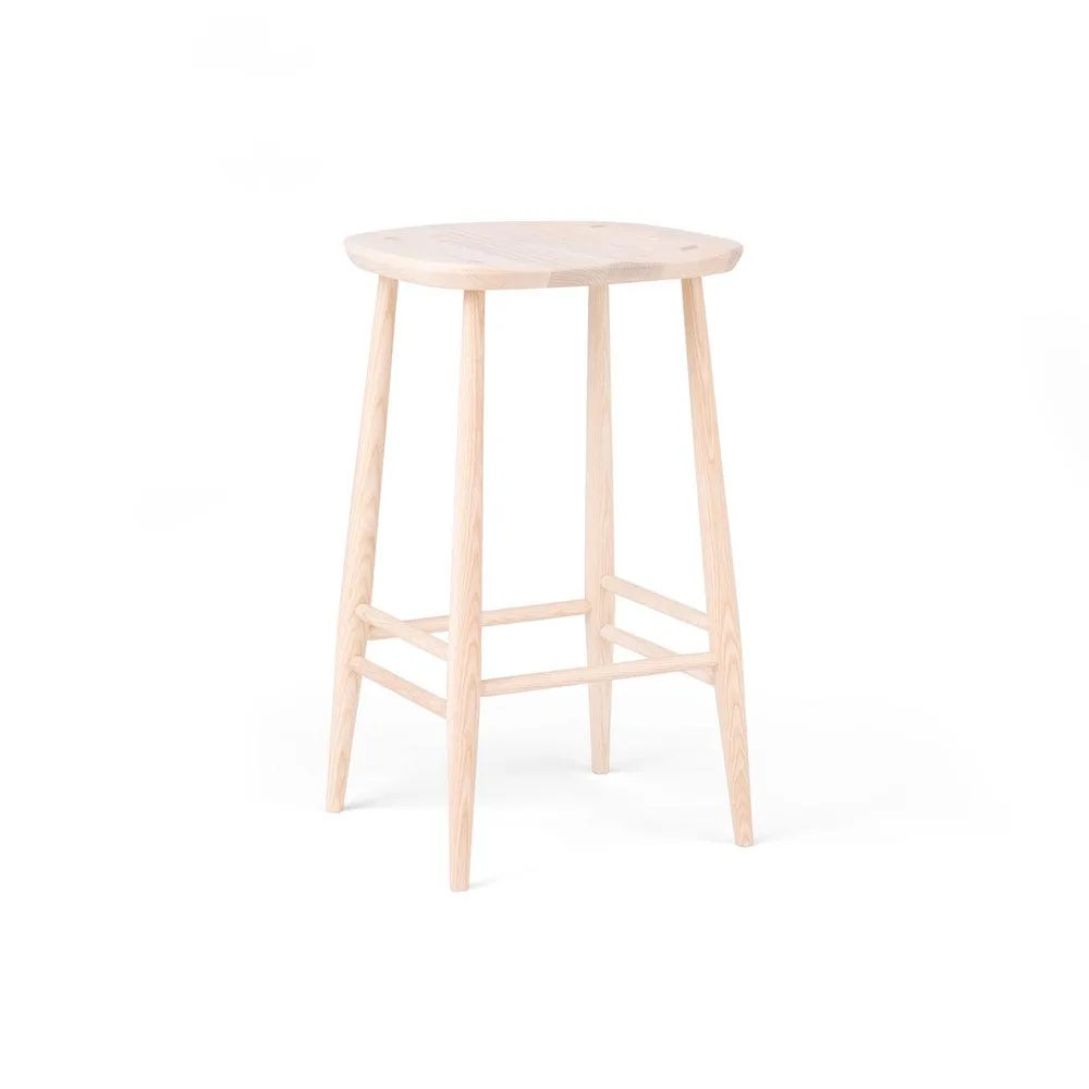 Ercol Originals Utility Counter Stool Clear Matt Ash 2