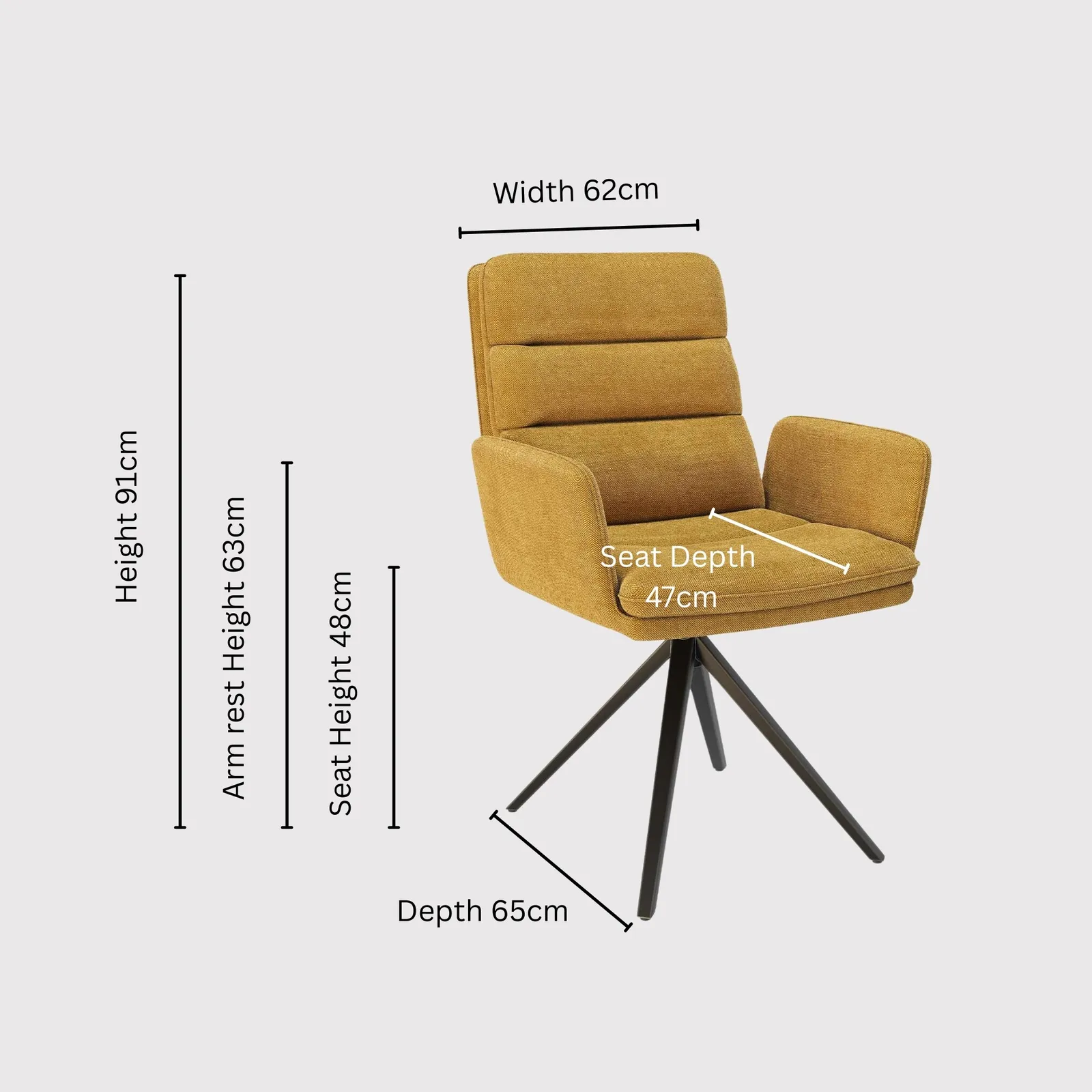 Innsbruck Swivel Dining Chair, Green Fabric | Barker & Stonehouse 4