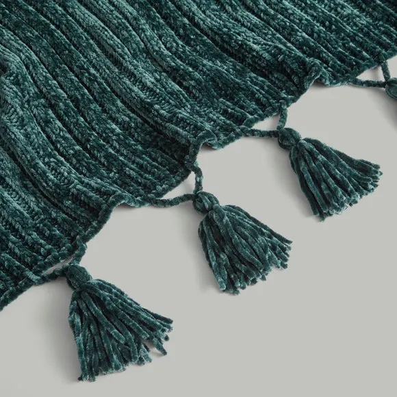 Chunky Chenille Throw Blanket 130x180cm 4