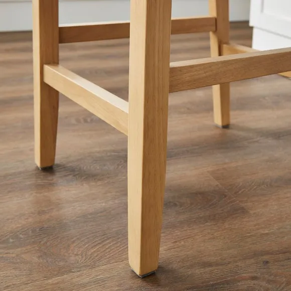 Oakley Counter Height Bar Stool, Grey Fabric 3