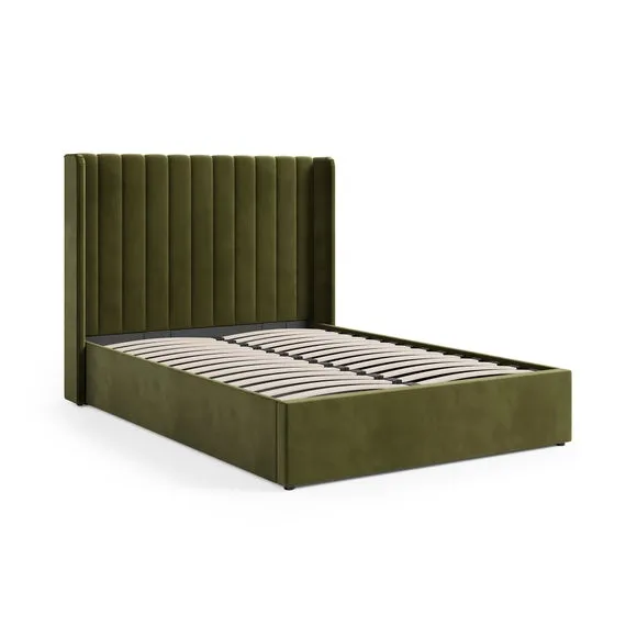 Alara Velvet Ottoman Bed 6