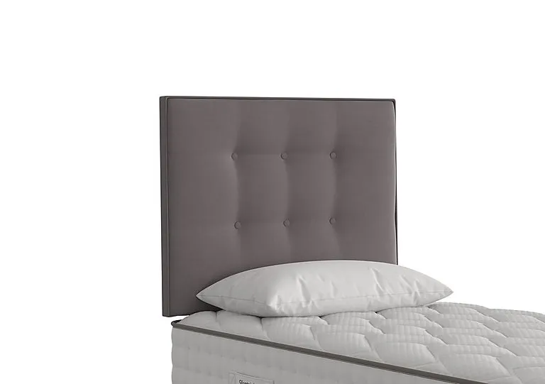 Coral Strutted Headboard - Single - Luxury Charcoal