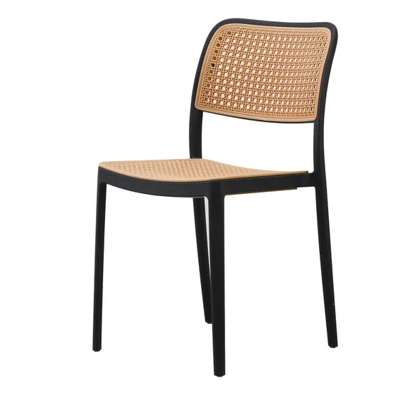 Fusion Living Plastic Cafe Dining Chair 2